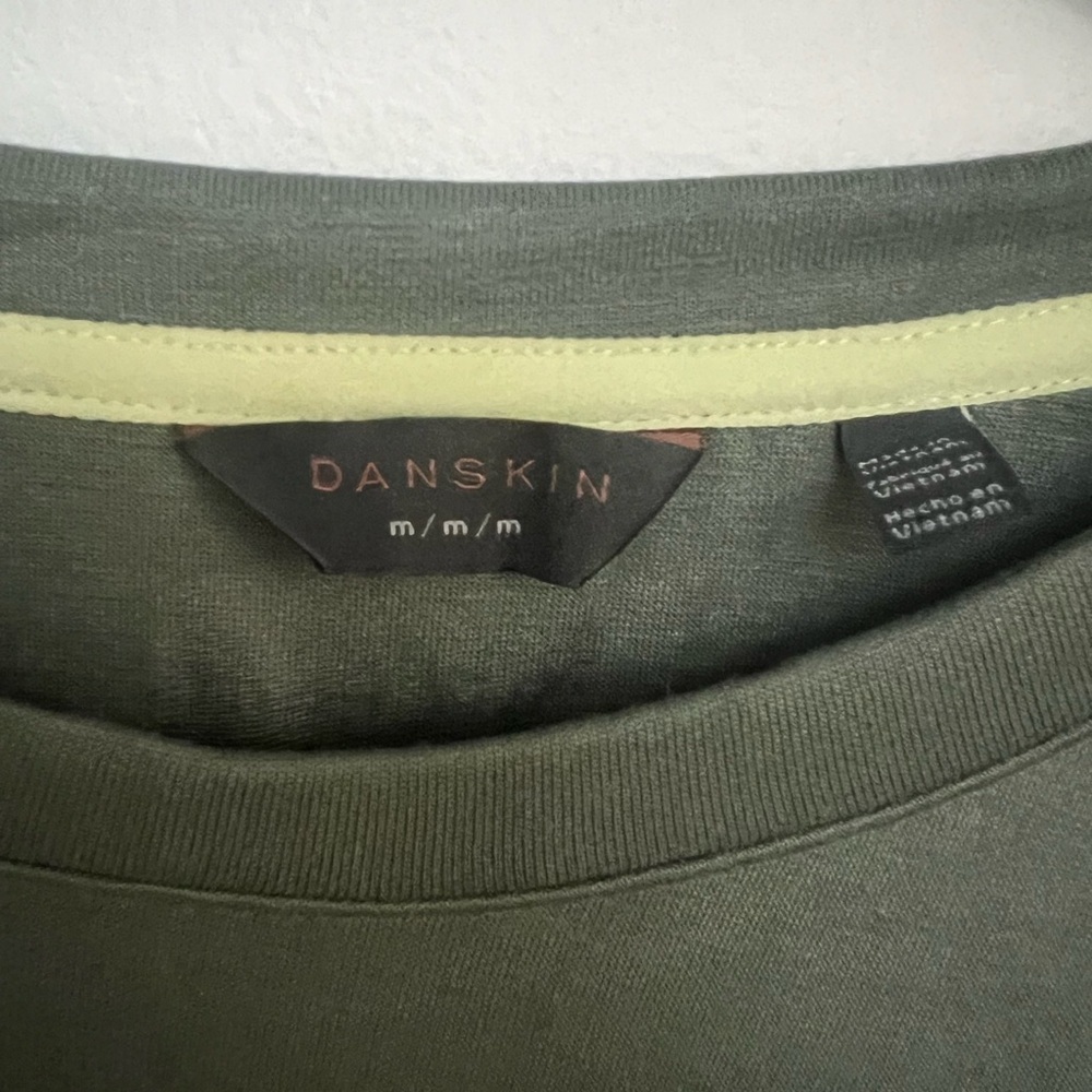 Danskin Olive Green and Lime Green Joggers Soft Knit Matching Set - Picture 6 of 7